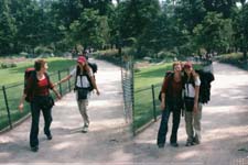 Meeting Julie and Debie at Eiffel Tower