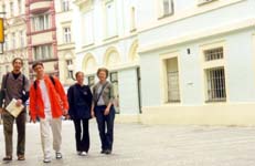 Vince, Ryan, Debbie, and Julie in Prague