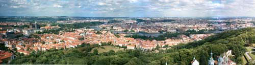 180' View of Prauge from Petrinske Sady park