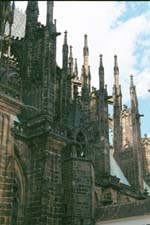 St Vitus Cathedral in Prauge Castle, Gothic view