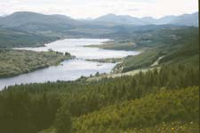 View of a river in the highlands of Scotland