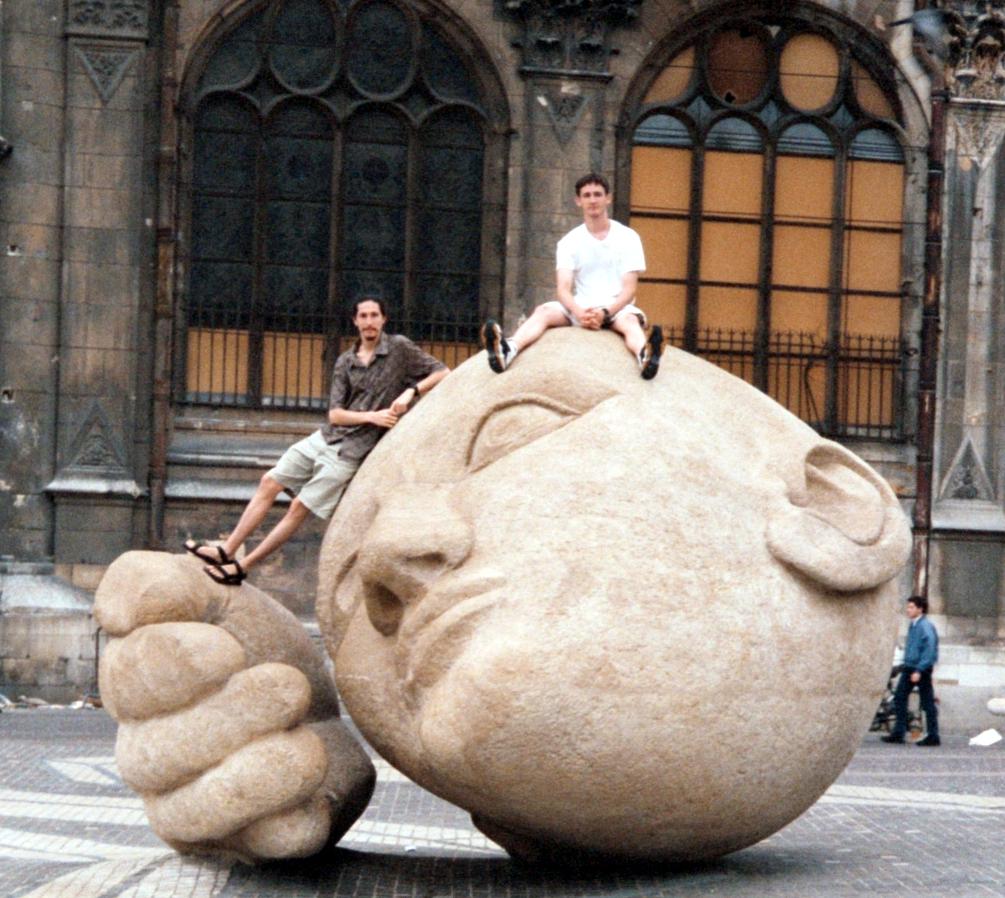 Vince and Ryan on some face in Paris