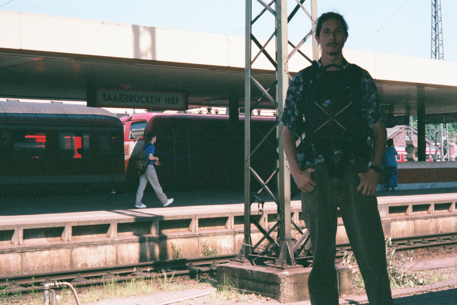 Arrival in Saarbrucken train station