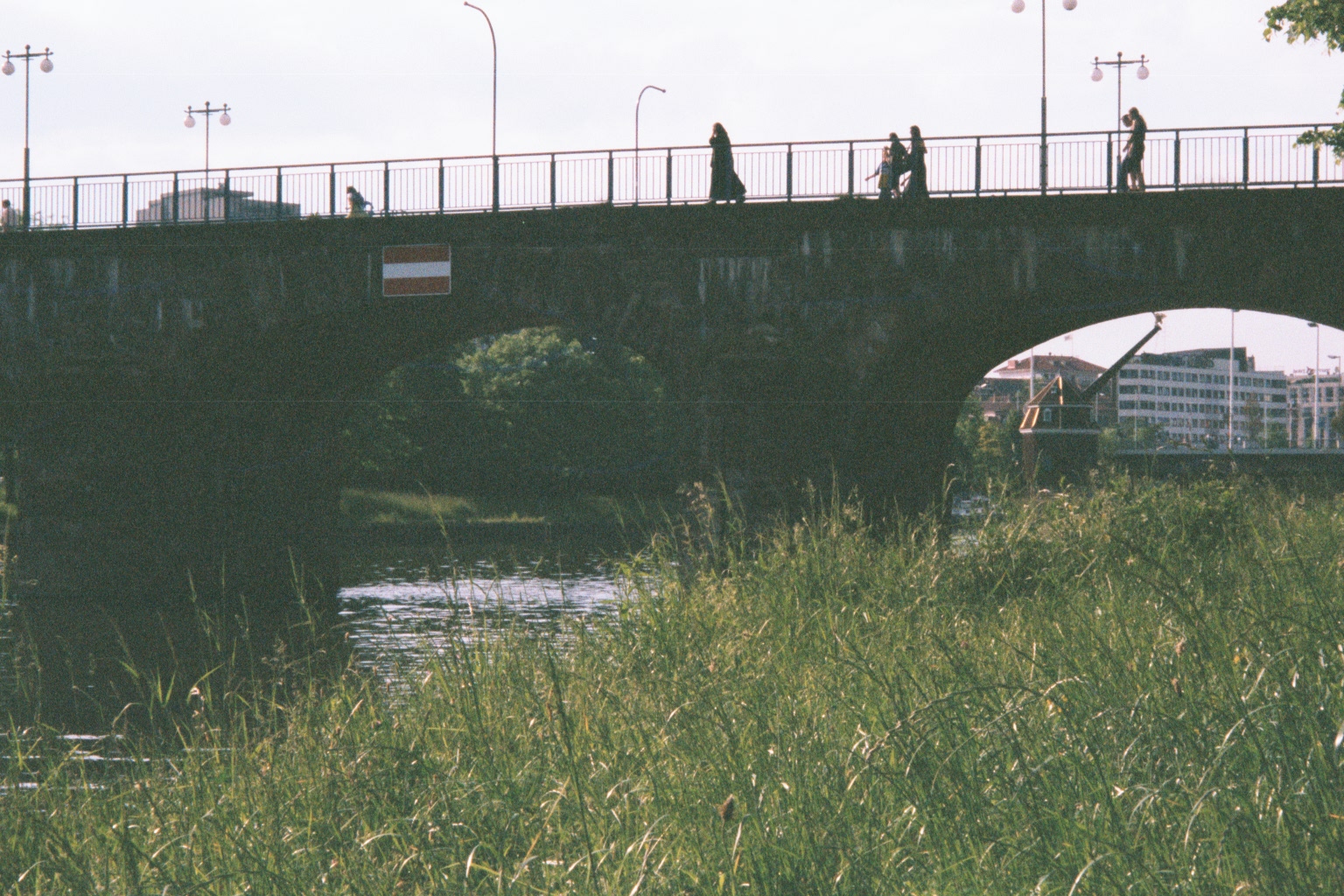 The old bridge in downtown Saarbruecken