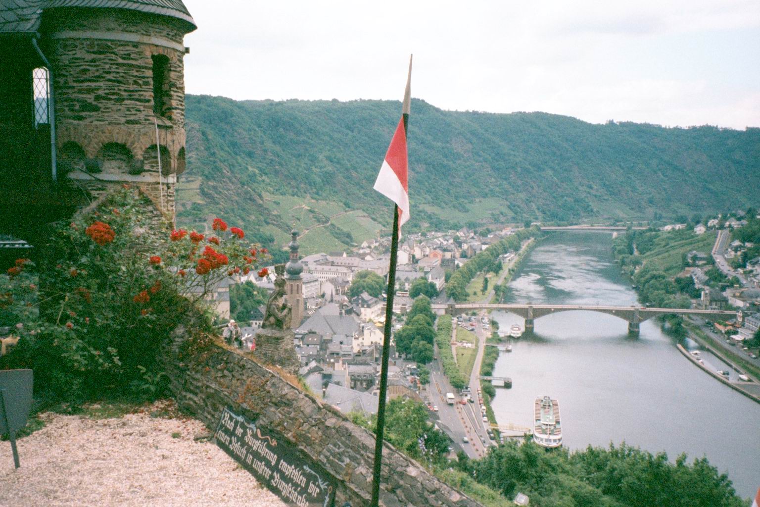 The view from the castle