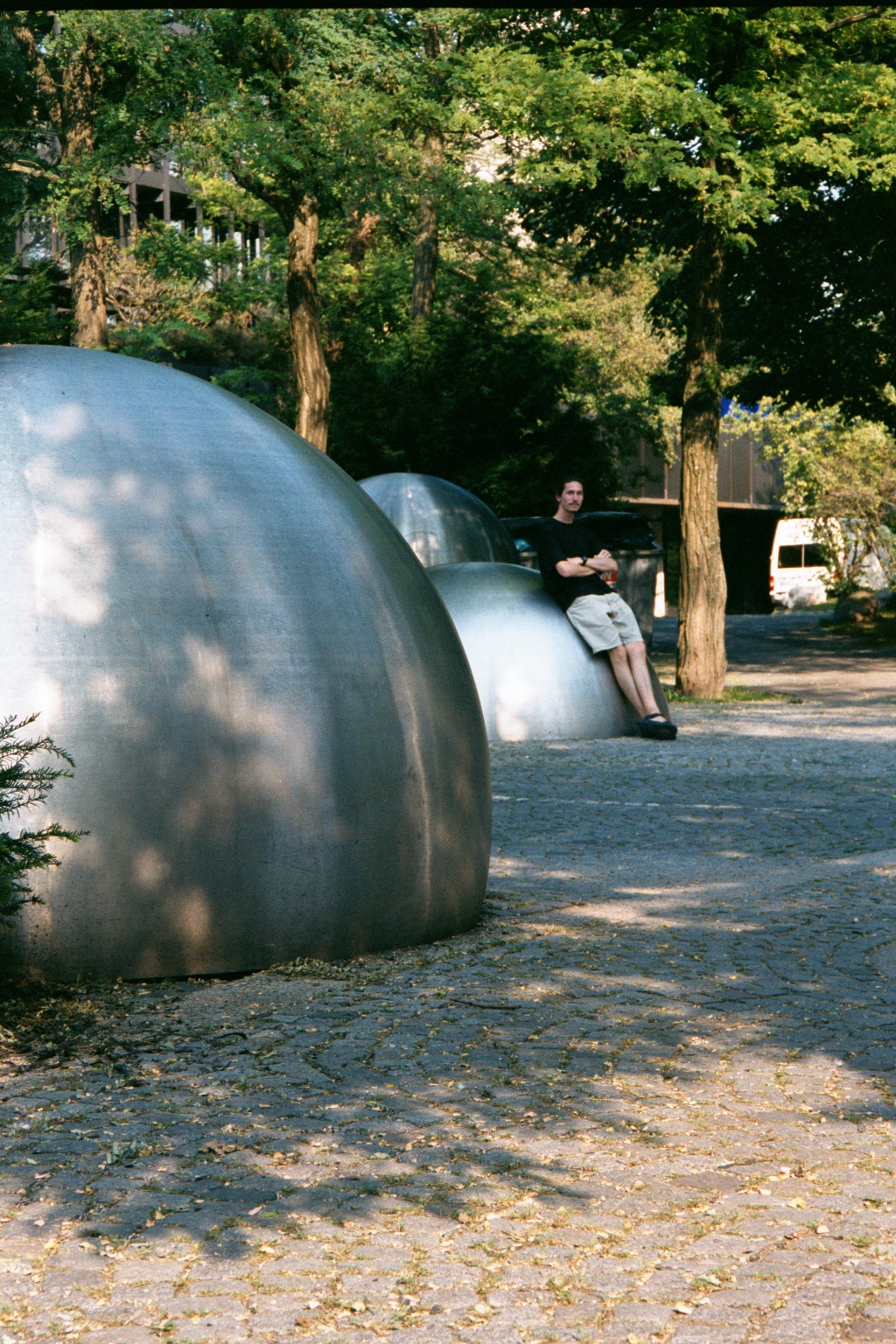 Balls of steel in Munich. These were pretty hot from the sun.. 