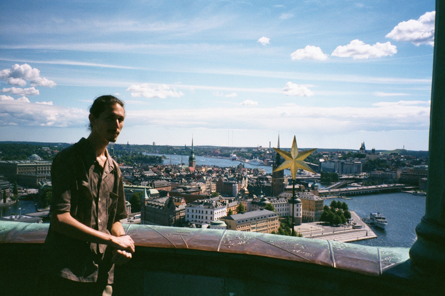 From the city tower in Stockholm