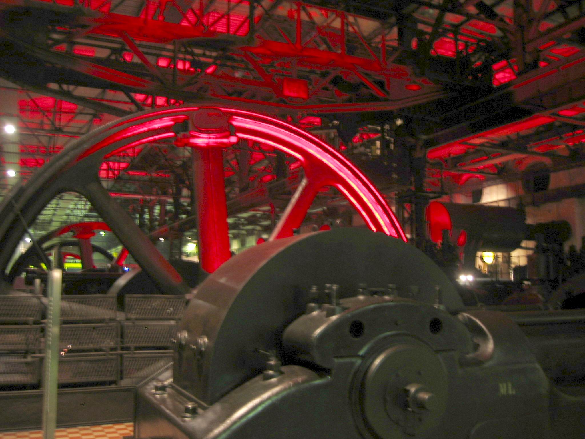 Creative lighting on the flywheel