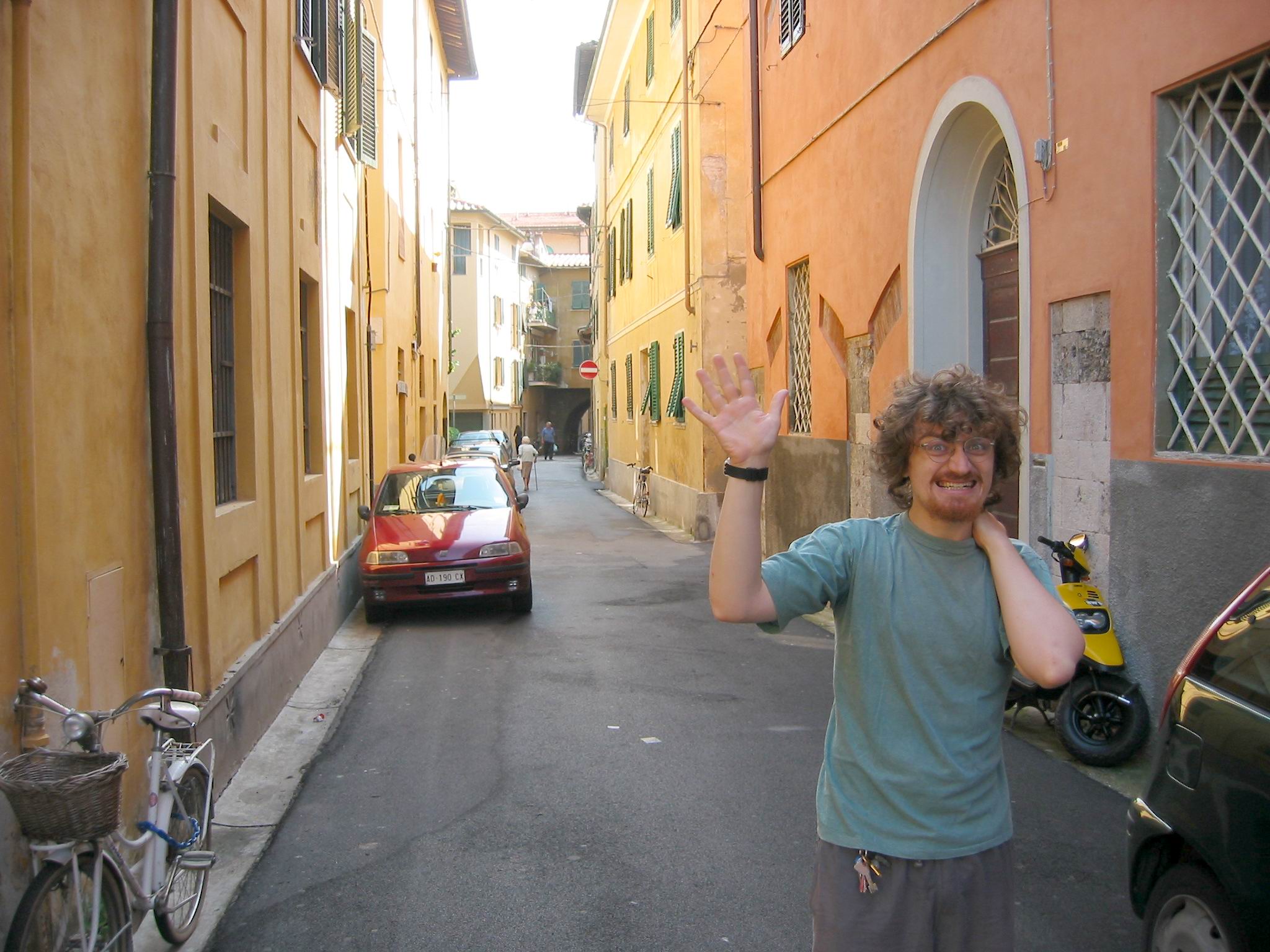 And now, Marco! In his home in Pisa!