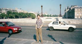 Vince on Paris street
