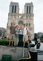 Vince, Julie, Debbie, and Ryan at Notre Dame