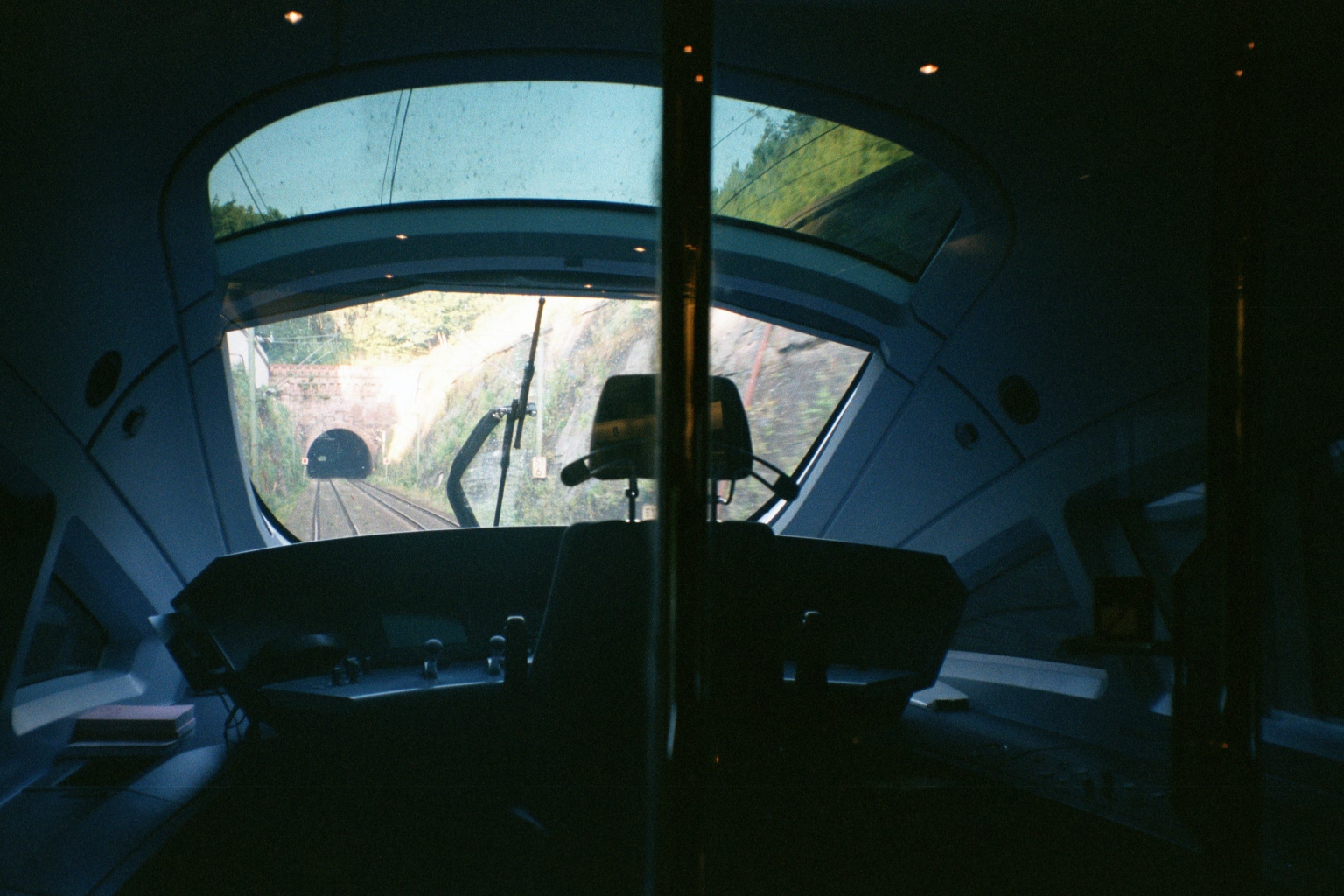 View from an ICE train in Germany